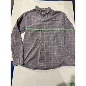 Sewn For J Crew Mens Small Shirt Classic Plaid Long Sleeve Button - Light Purple